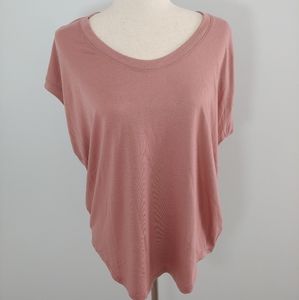 Athleta scoop neck tshirt size large